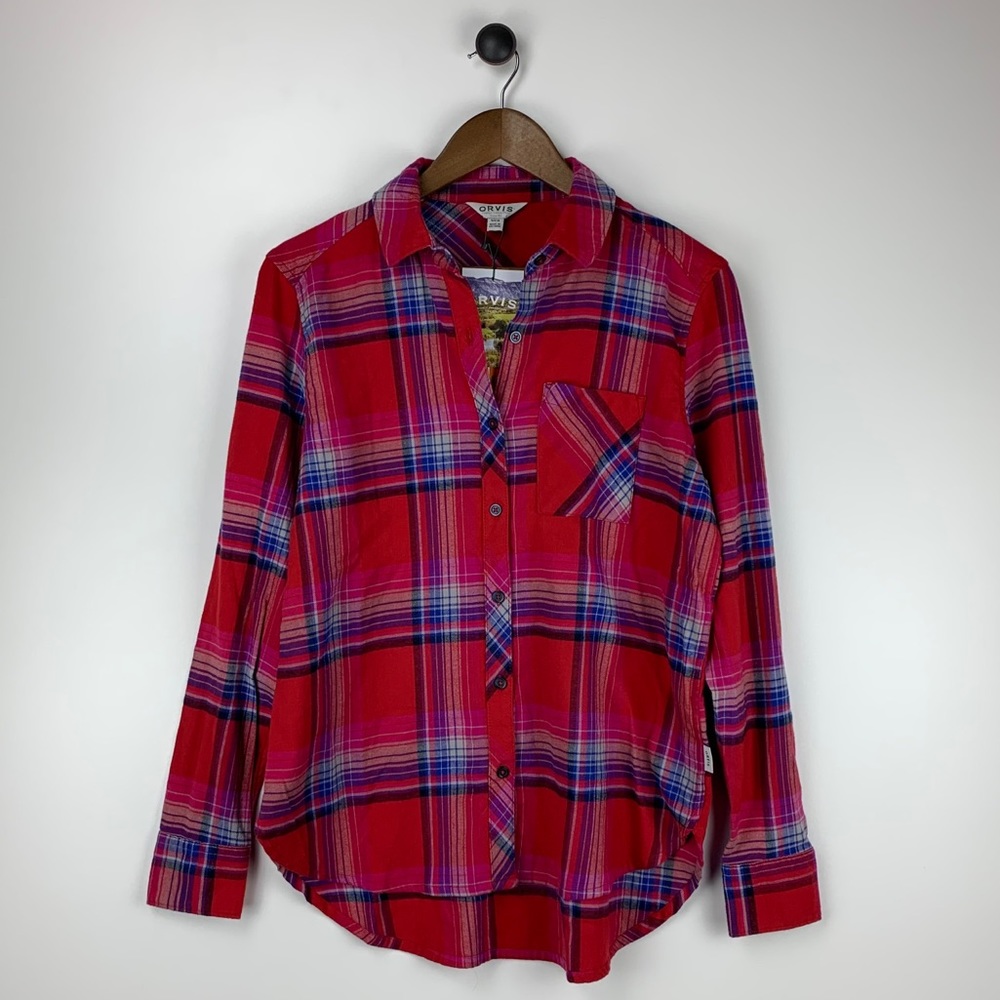 Orvis women’s flannel shirt size small